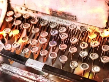 Antique typewriter